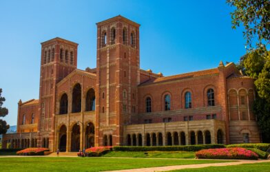 A building at the University of California, Los Angeles (UCLA)