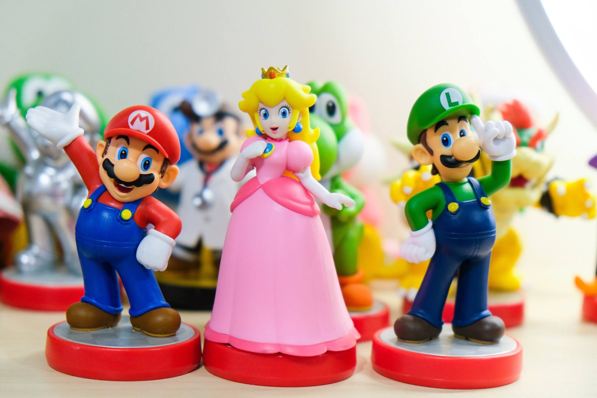 Mario character figurines