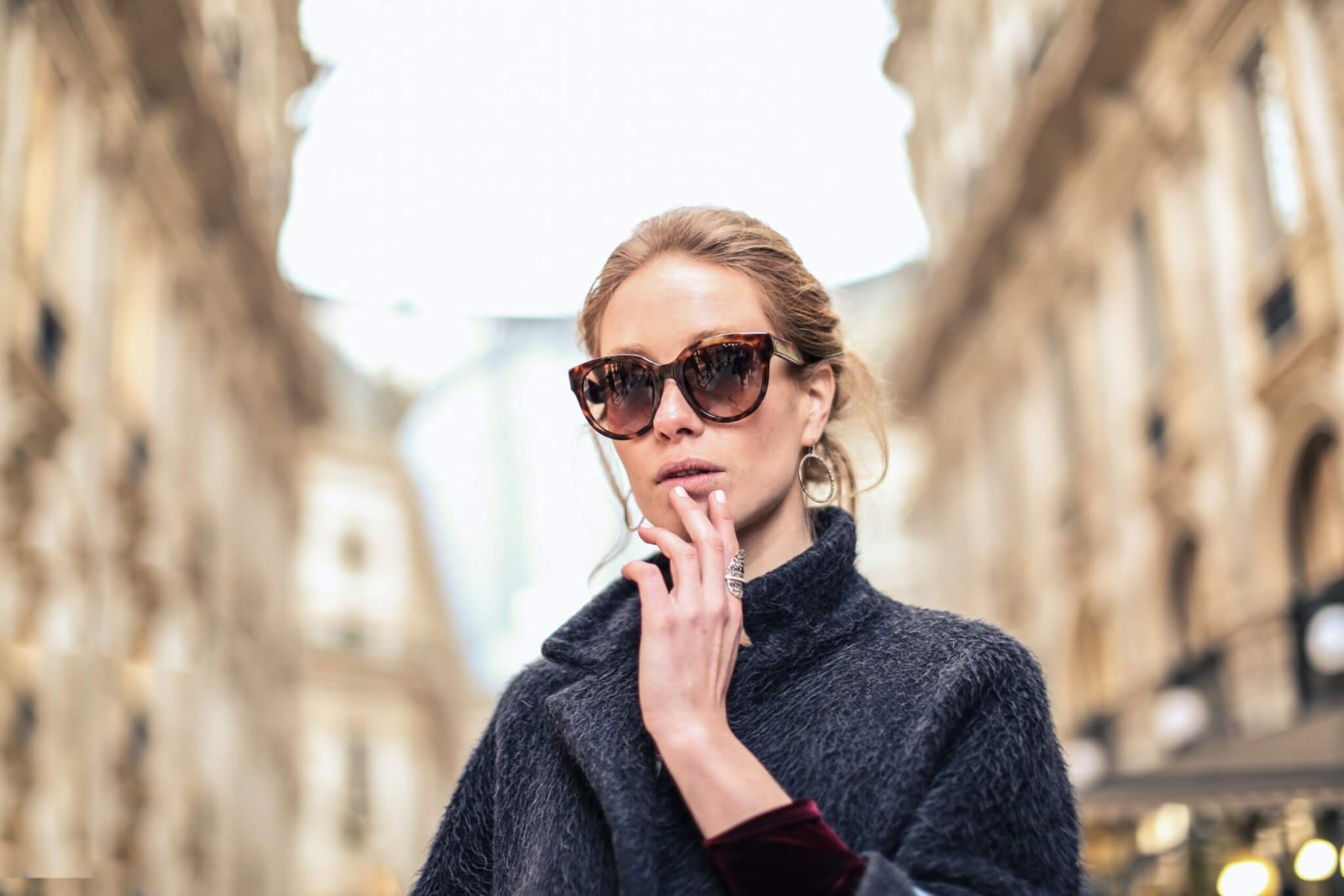 2022 new retro fashion big frame sunglasses ladies high-end