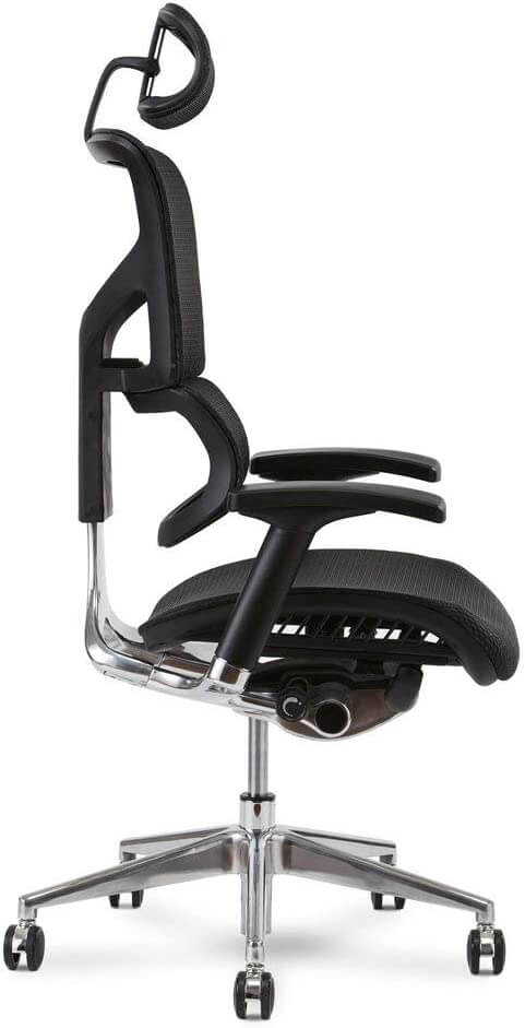 black and silver office chair