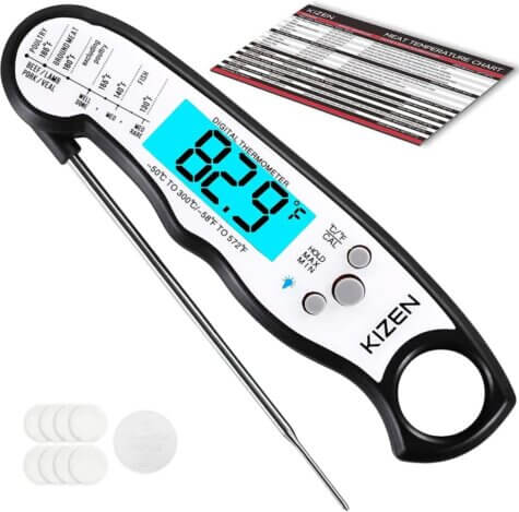 Kizen digital meat thermometer with probe