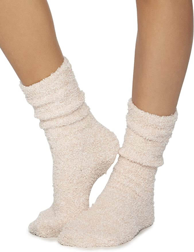 Barefoot Dreams CozyChic Women Heathered Socks