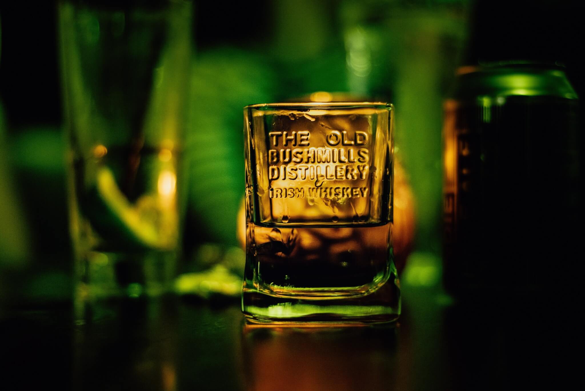 Bushmills Irish Whiskey glass