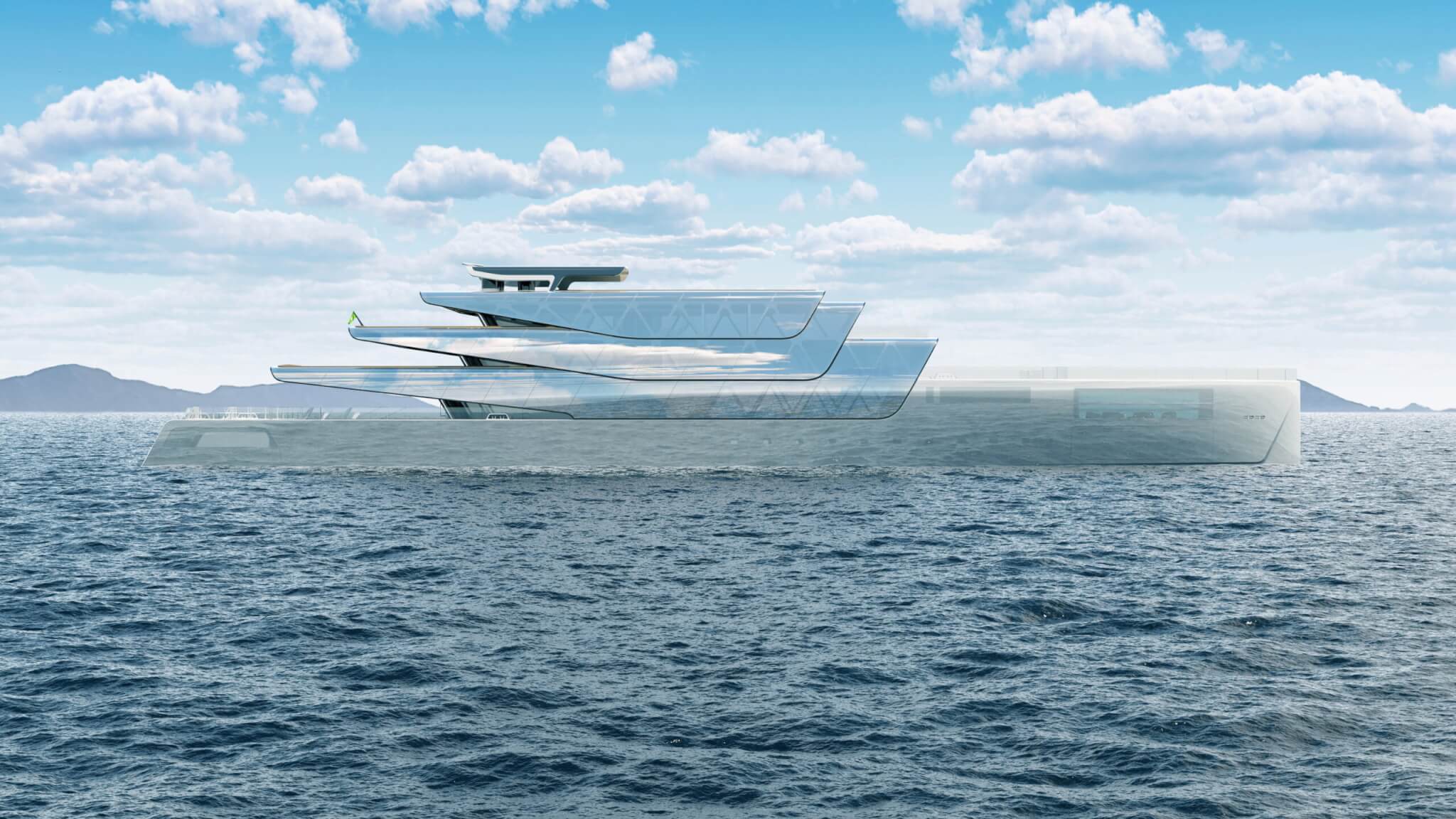 Check out this jaw-dropping new 'super yacht' that's hard to see ...