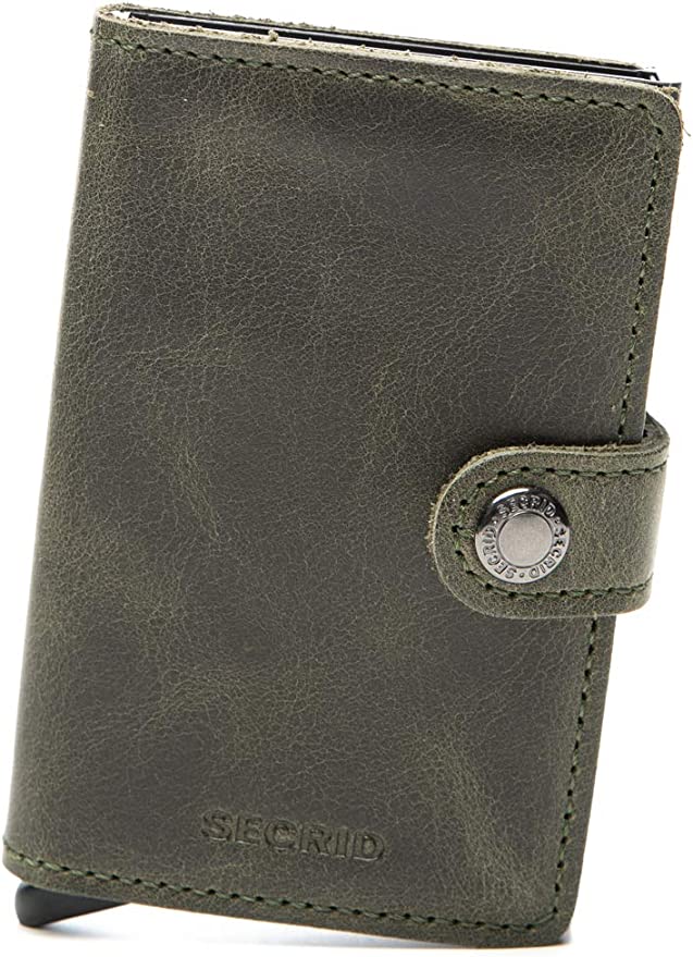 Secrid - Mini Wallet Genuine Leather RFID Safe Card Case