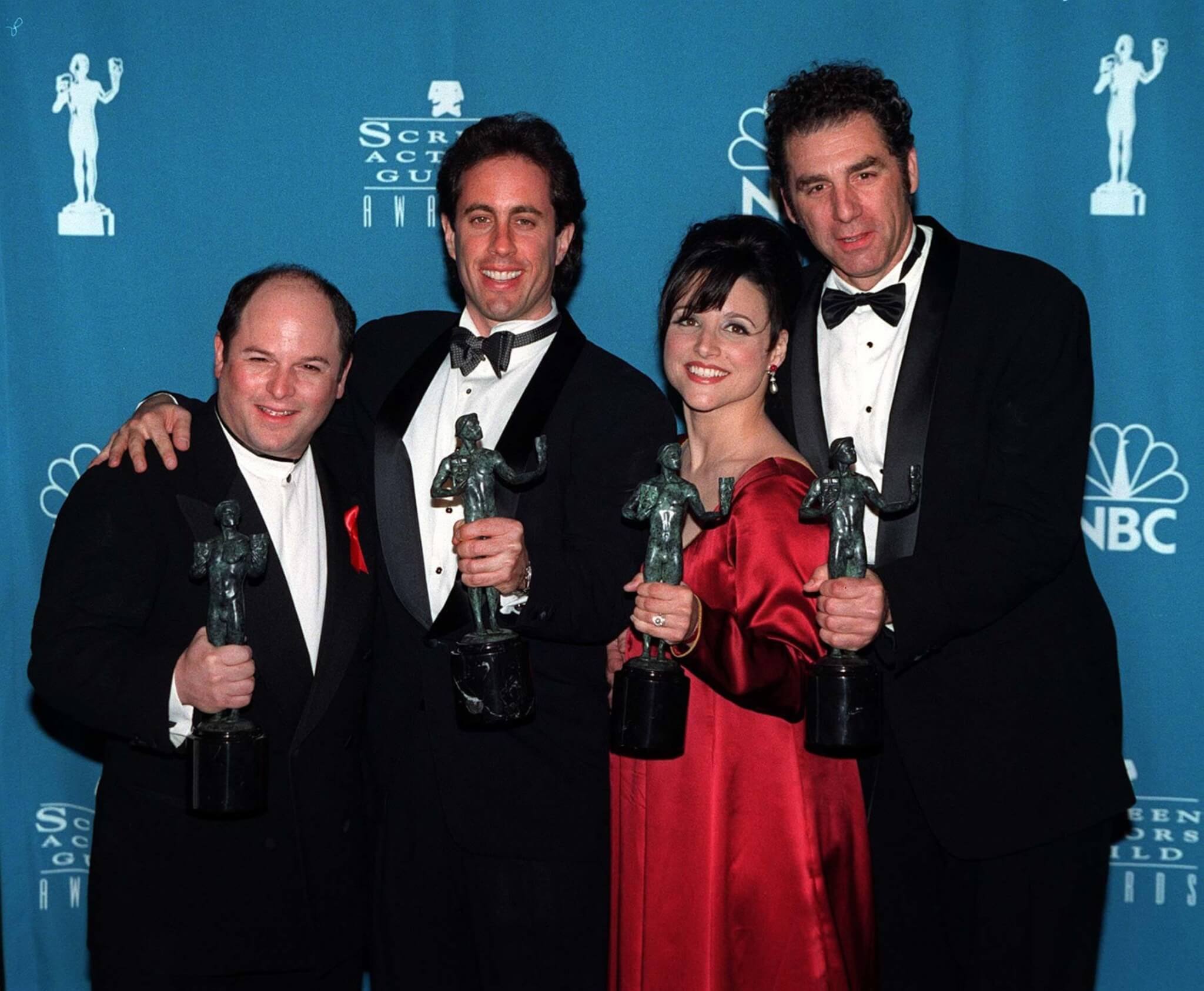 Seinfeld cast with Screen Actors Guild Awards
