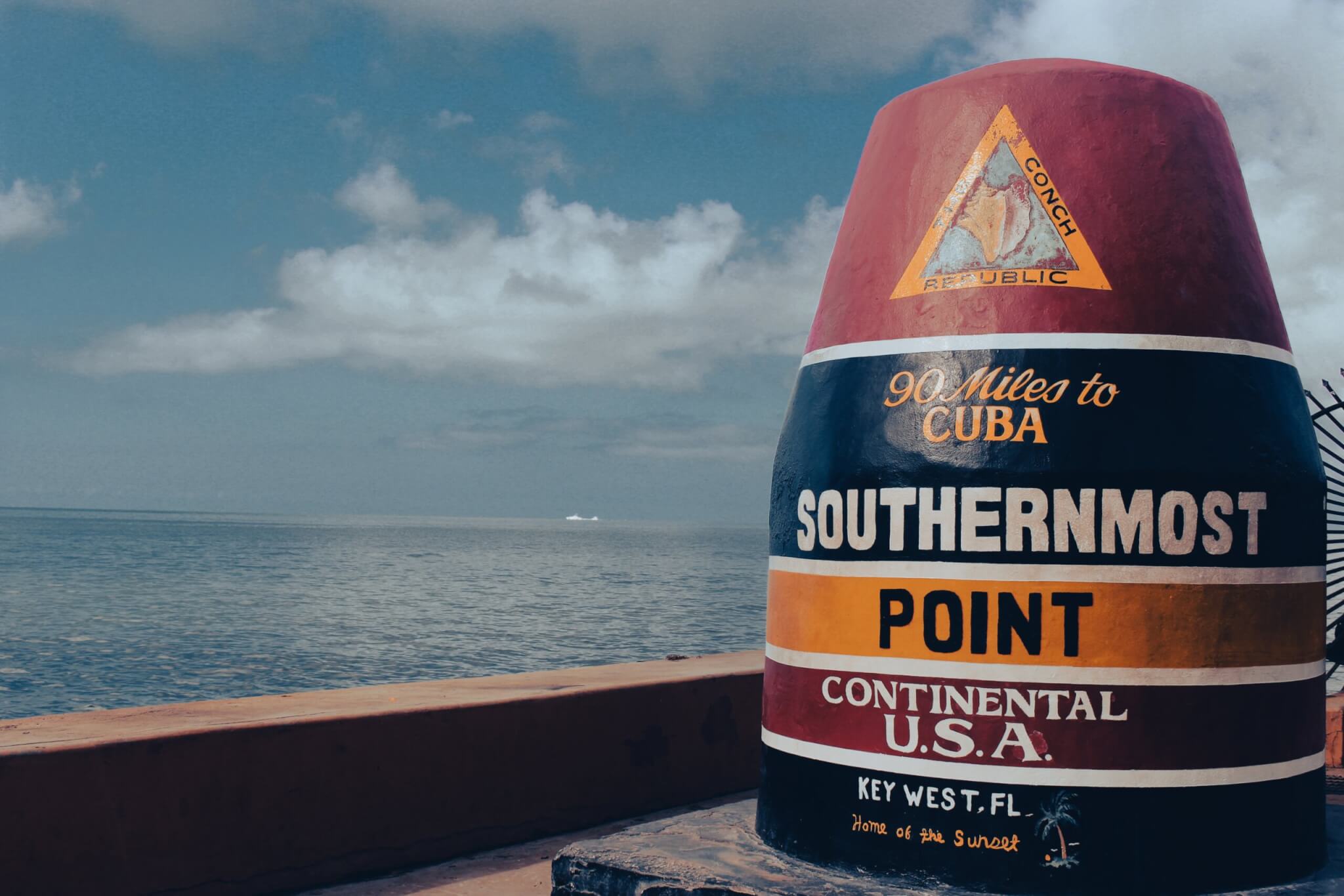 The southernmost point of the continental United States is in Key West, Florida.