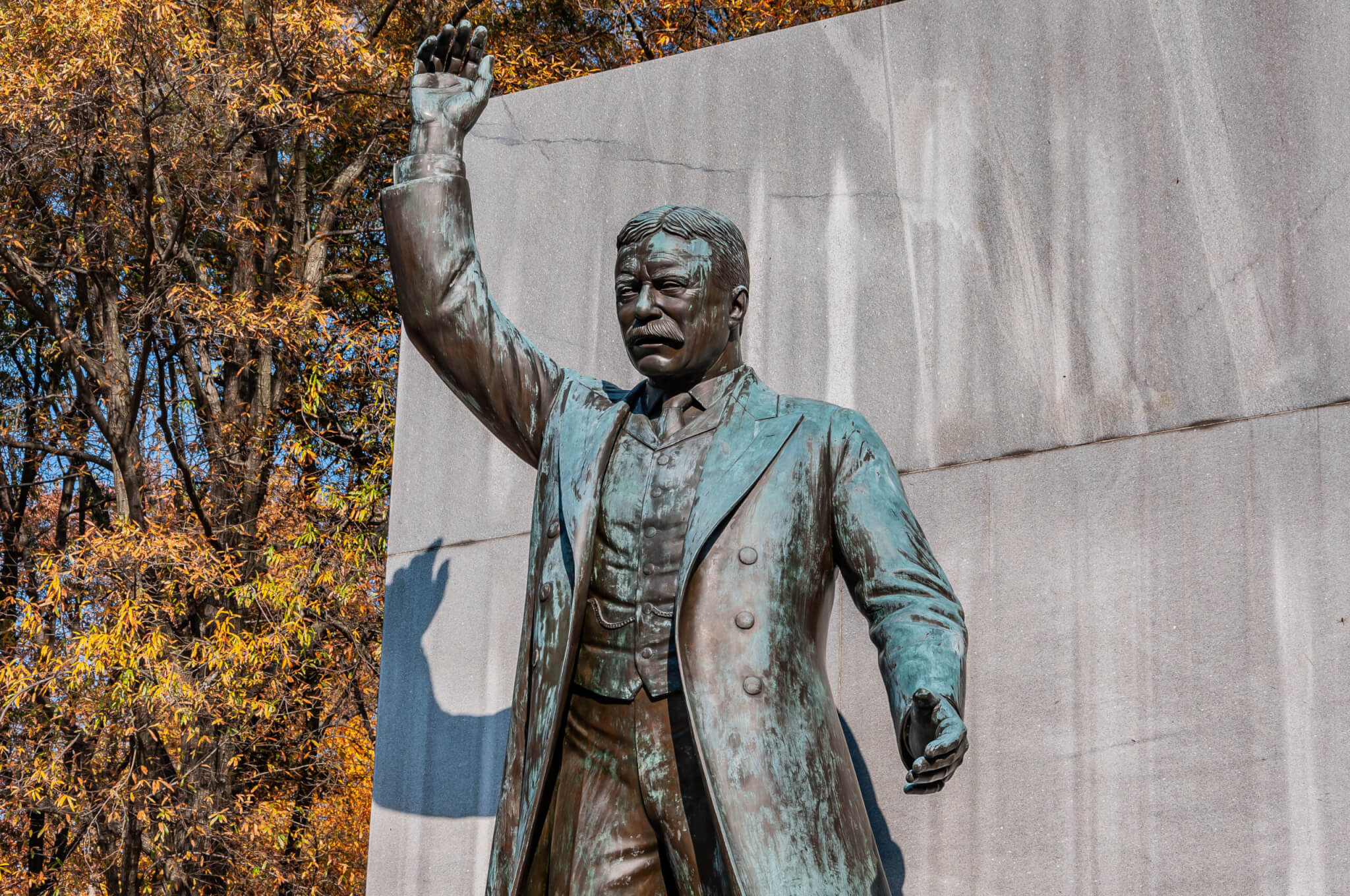 Theodore Roosevelt Monument, Roosevelt Island, Washington DC USA