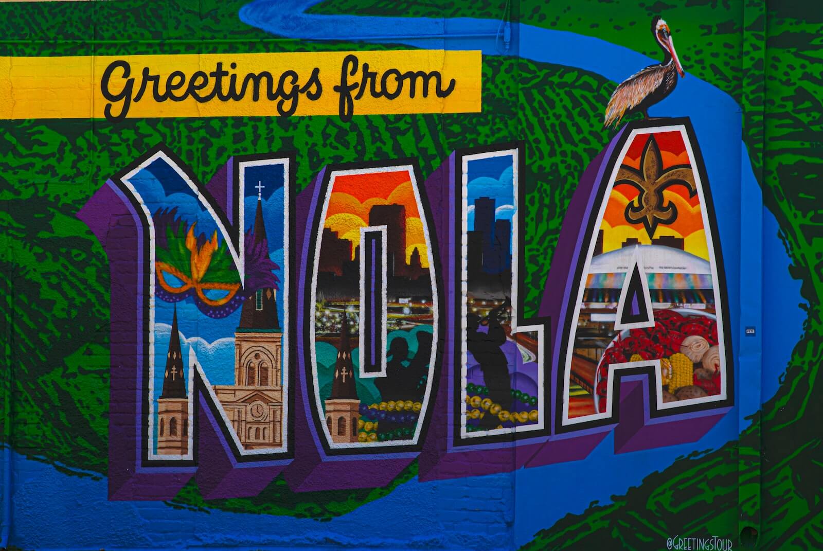 "Greetings from NOLA' photograph from New Orleans