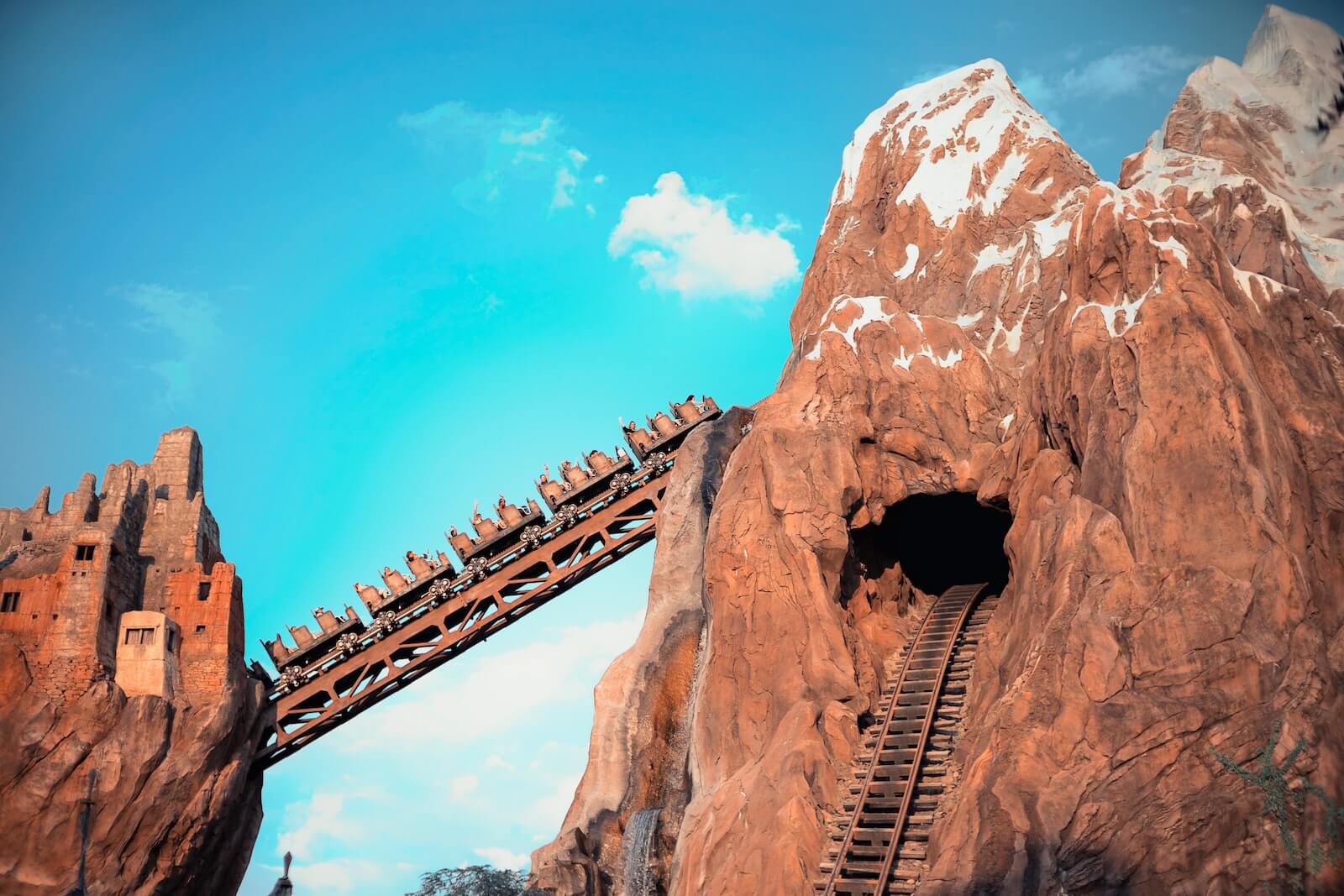 Expedition Everest roller coaster at Disney World