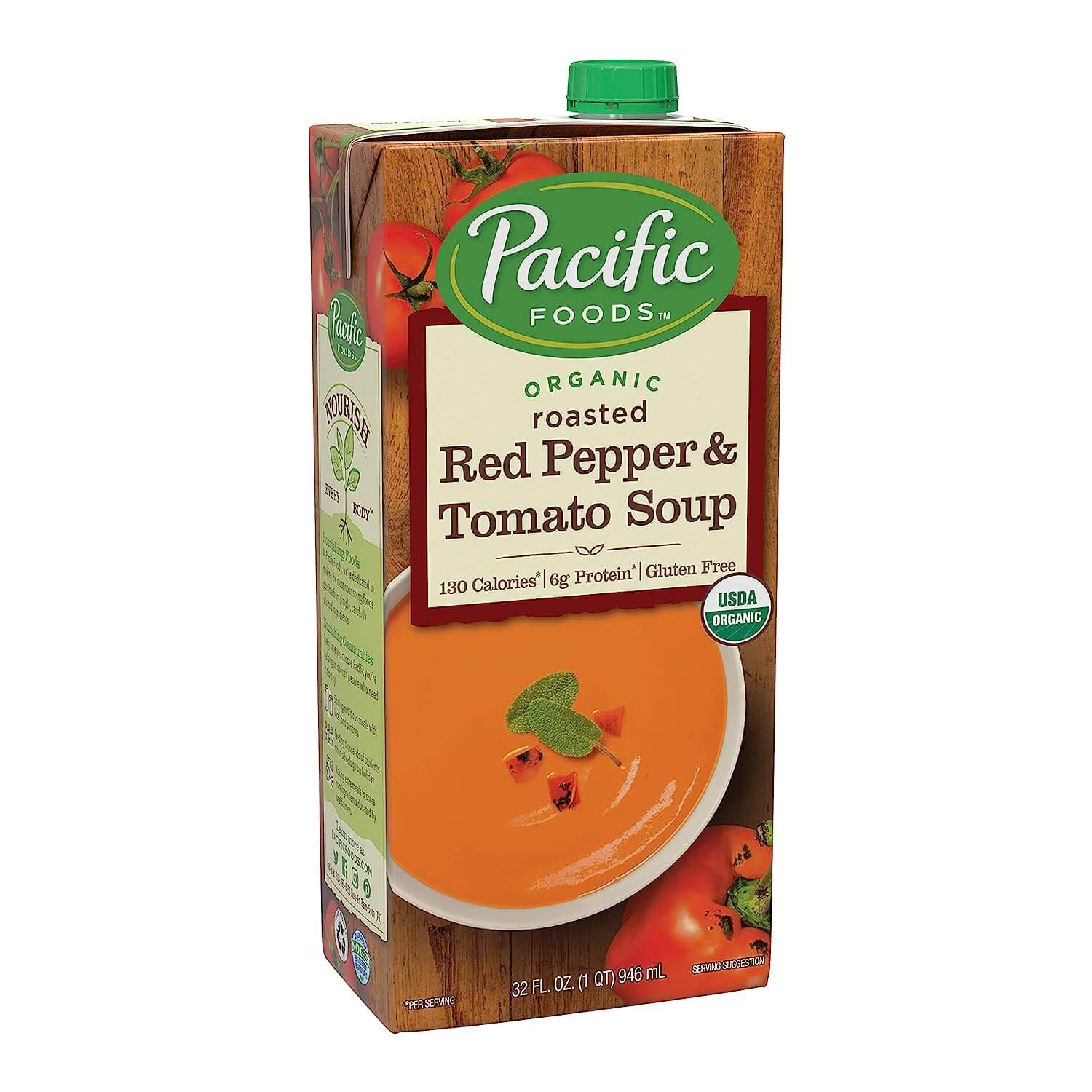 Pacific Organic Roasted Red Pepper and Tomato Soup