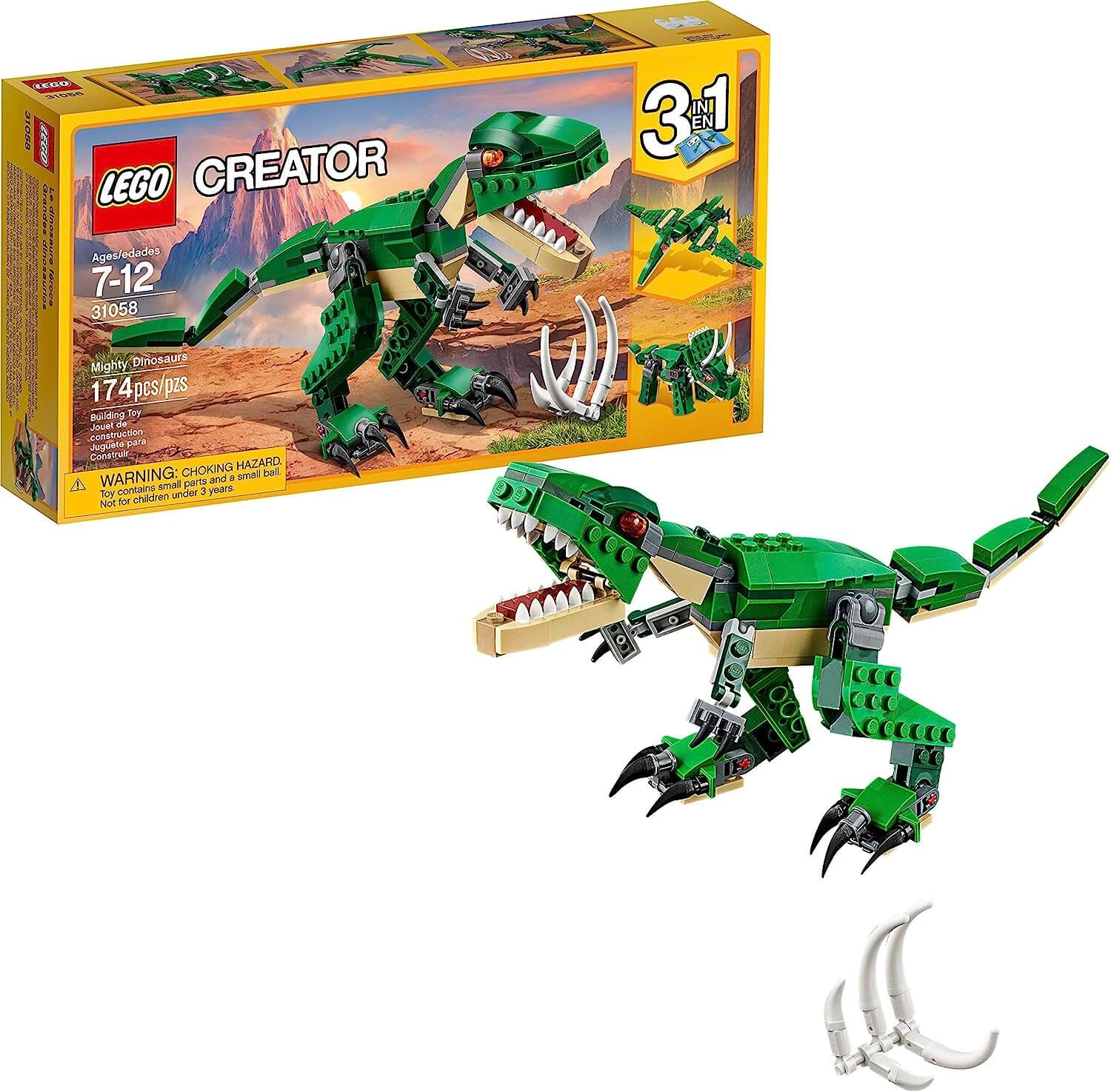 LEGO 3-in-1 Creator Mighty Dinosaurs Set