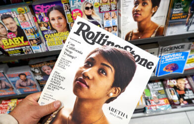 Aretha Franklin Rolling Stone magazine cover