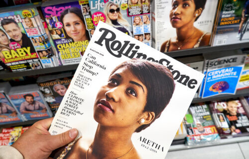 Aretha Franklin Rolling Stone magazine cover