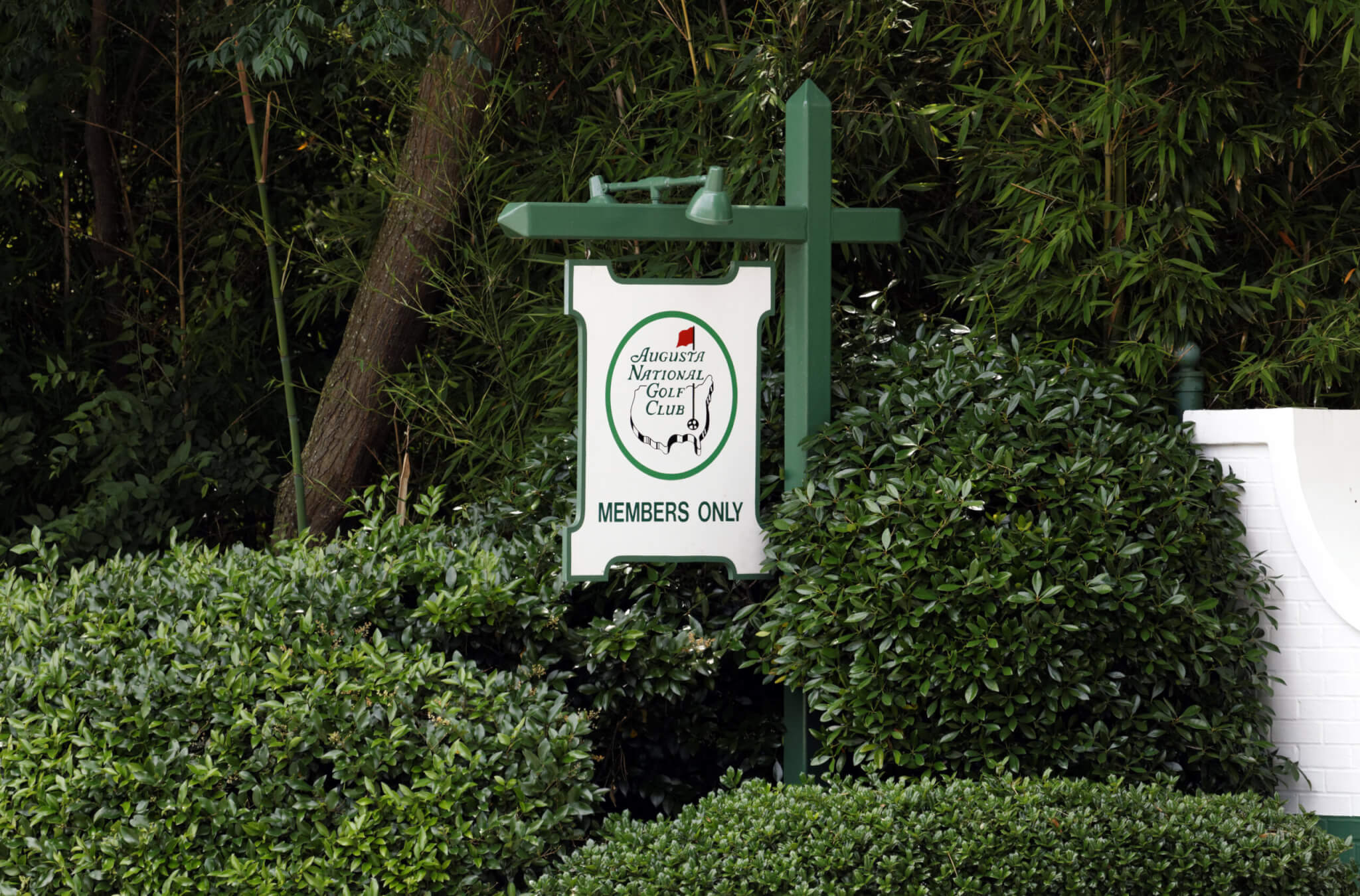 Entrance to Augusta National Golf Club, Home Of The Masters