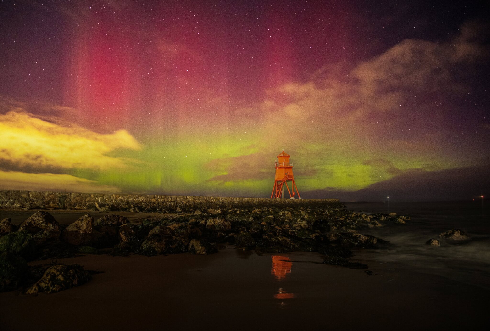 Aurora photographed in the UK