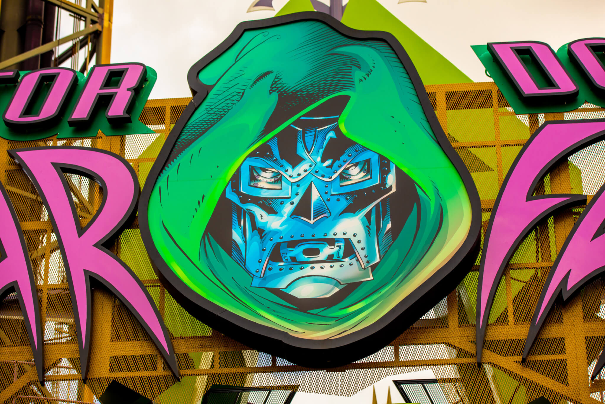 Doctor Doom's Fearfall attraction at Universal's Islands of Adventure 1