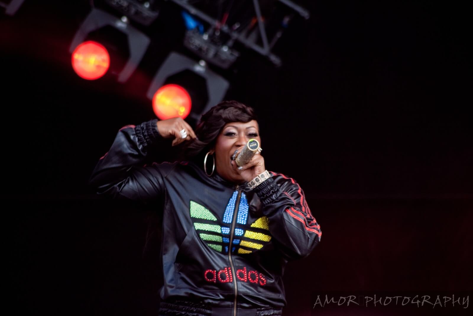 Missy Elliott performing live (stock image)