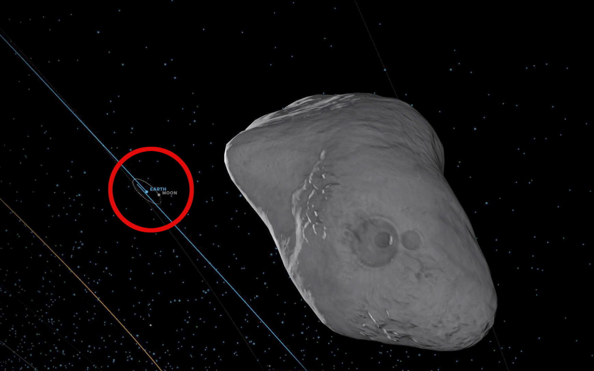 NASA Asteroid 2023 DW