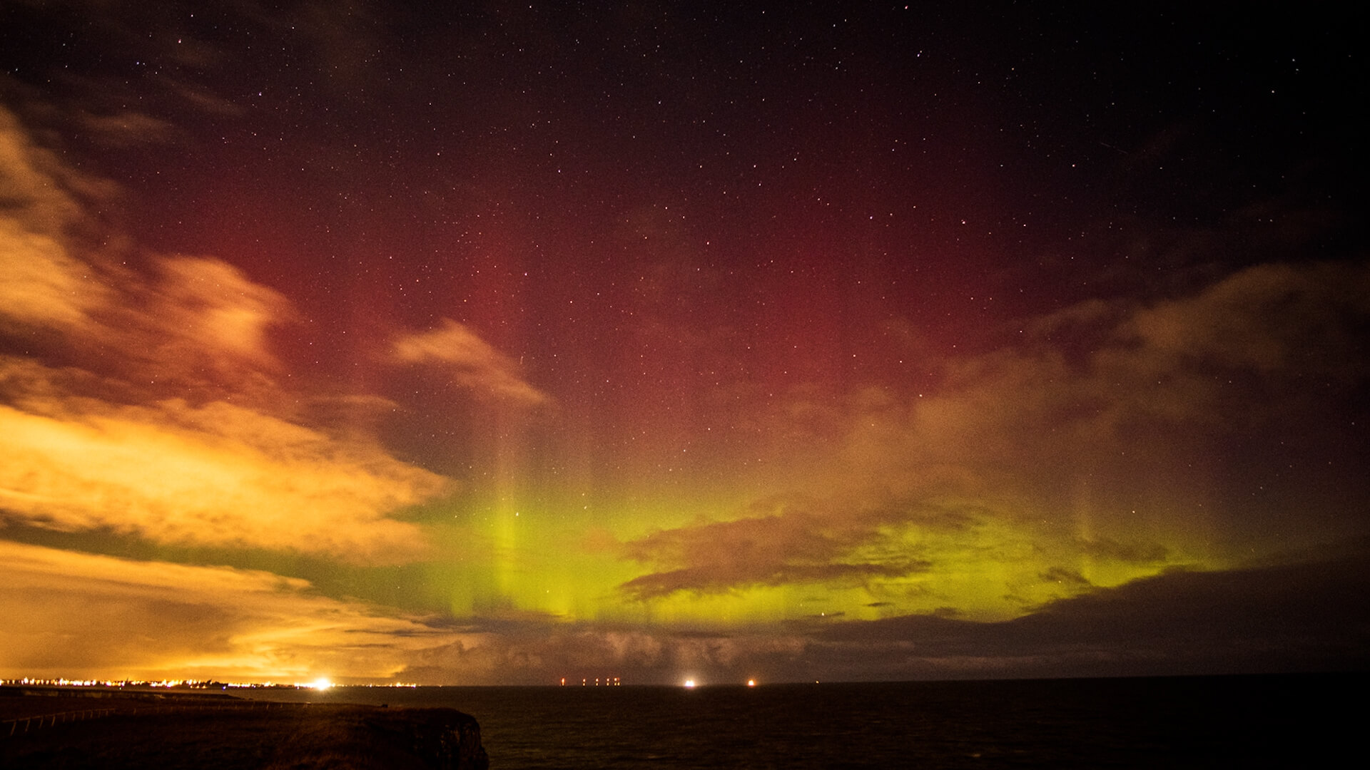 Northern Lights aurora from UK
