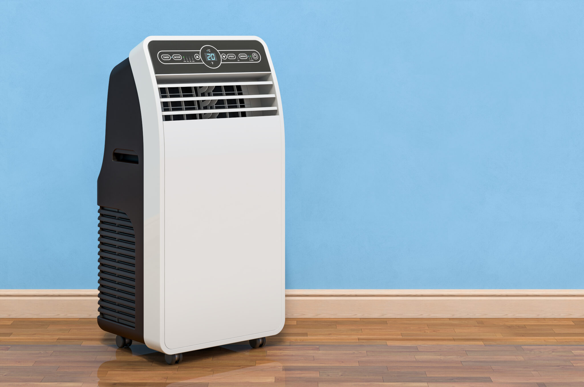BPACT14HWT Portable Air Conditioner, 14,000 BTU w Heat, White