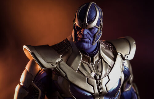 Thanos character from Marvel Comics