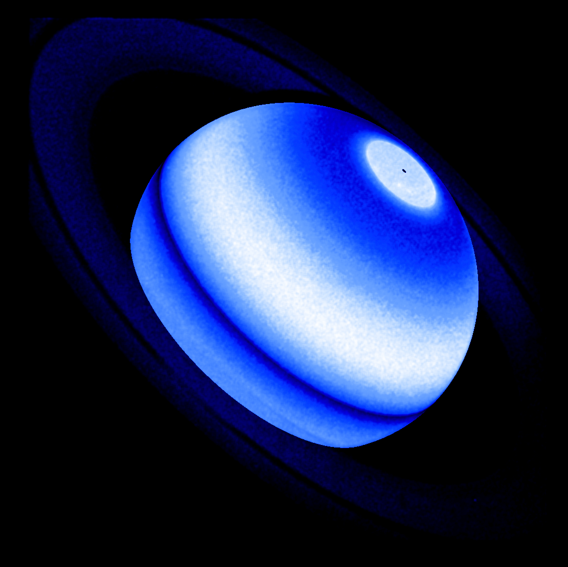 Image of Saturn from the Hubble Telescope