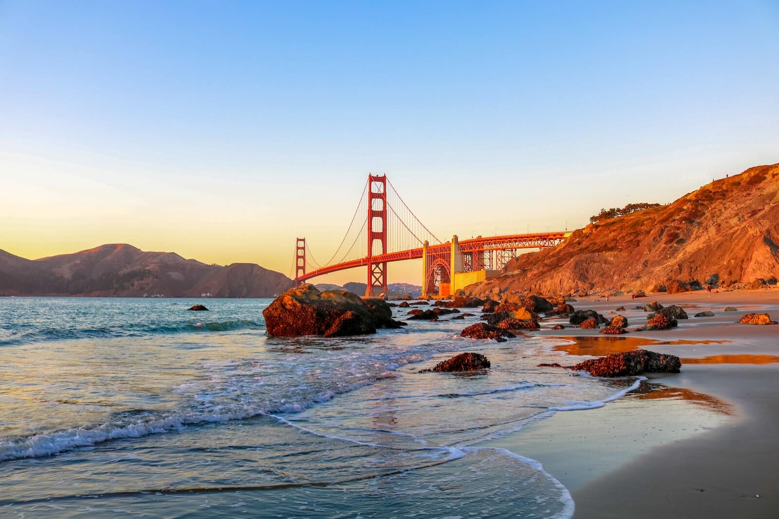 San Francisco Golden Gate bridge at daytime