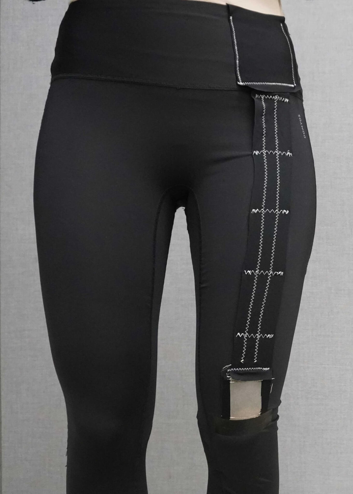 A pair of smart leggings that measure exhaustion.