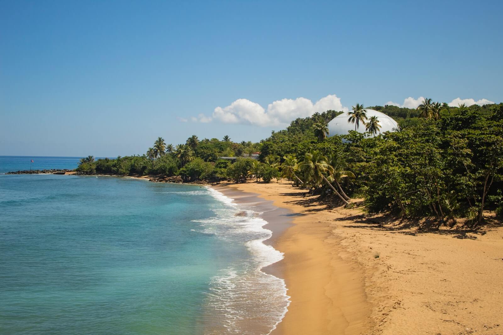 The beach in Rincon, Puerto Rico