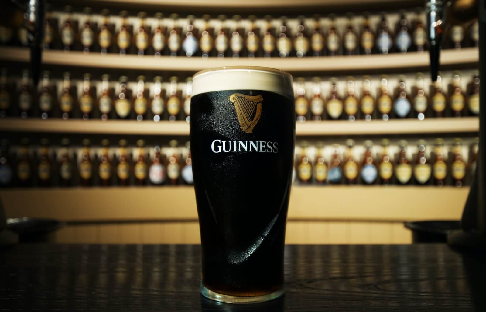 Guinness glass of beer