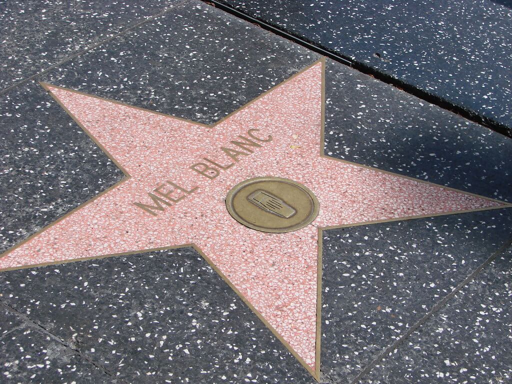 Mel Blanc's Hollywood Walk of Fame star