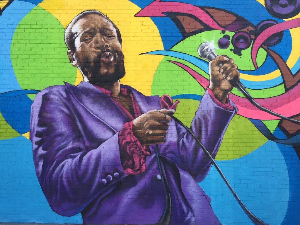 Marvin Gaye Mural in Washington D.C.