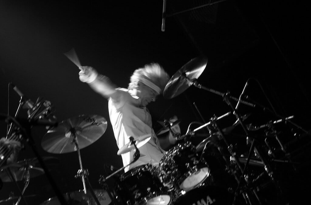 Stewart Copeland on drums
