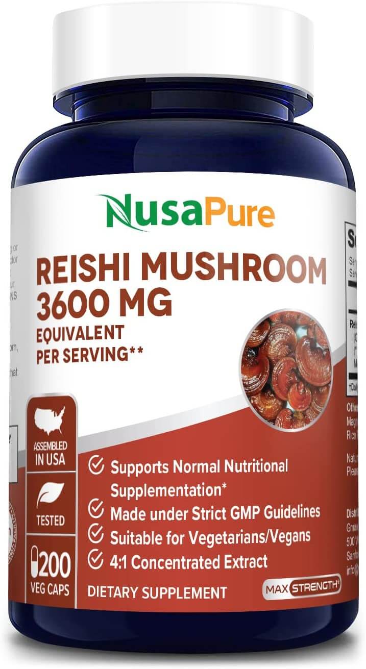 NusaPure Reishi Mushroom Supplements