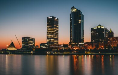Milwaukee city skyline