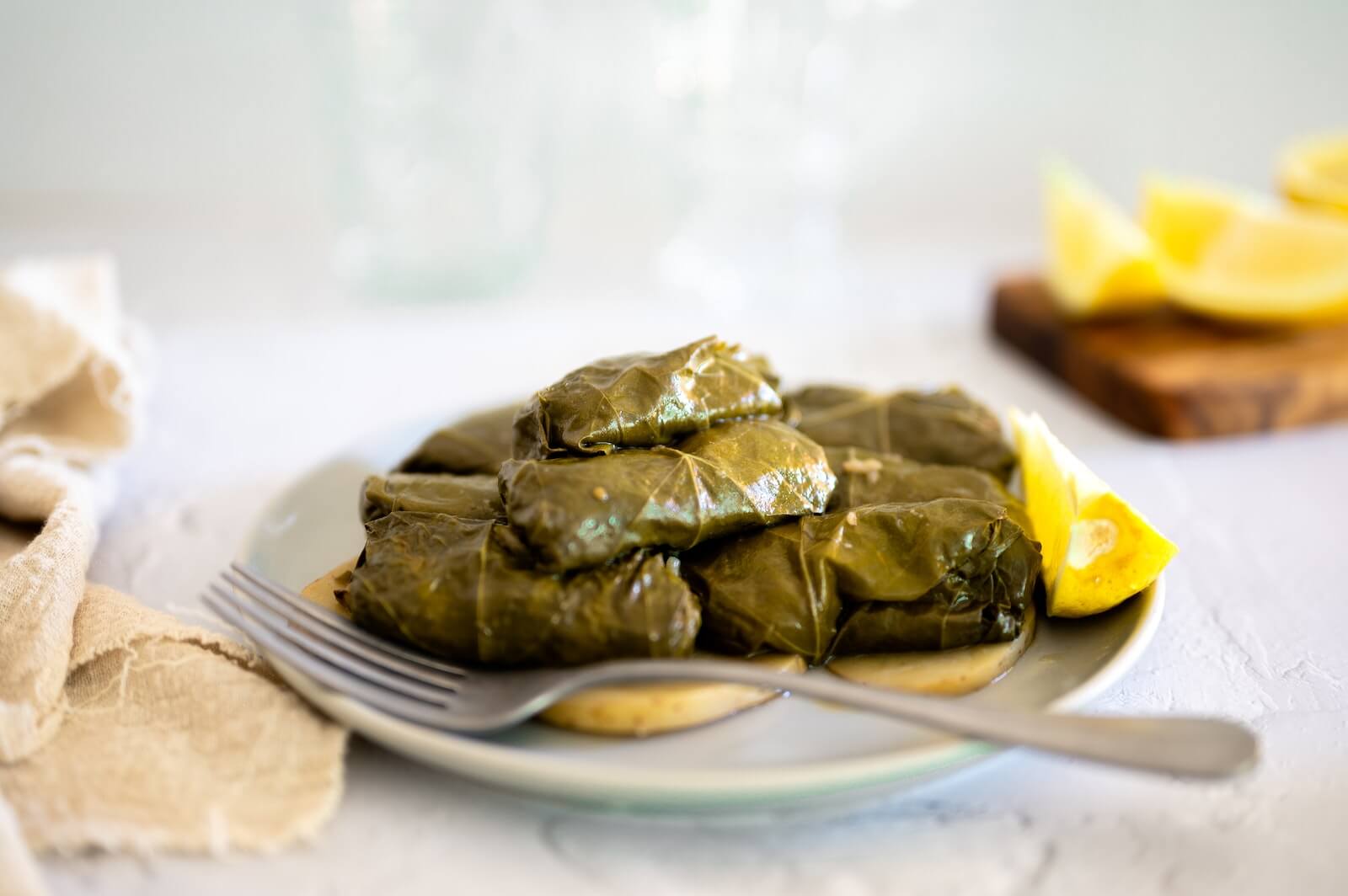 Greek Dolmades Dish