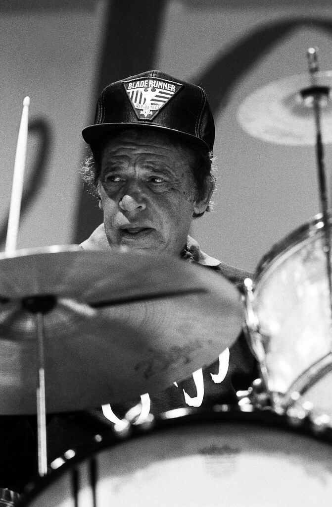 Buddy Rich on the drums in 2010