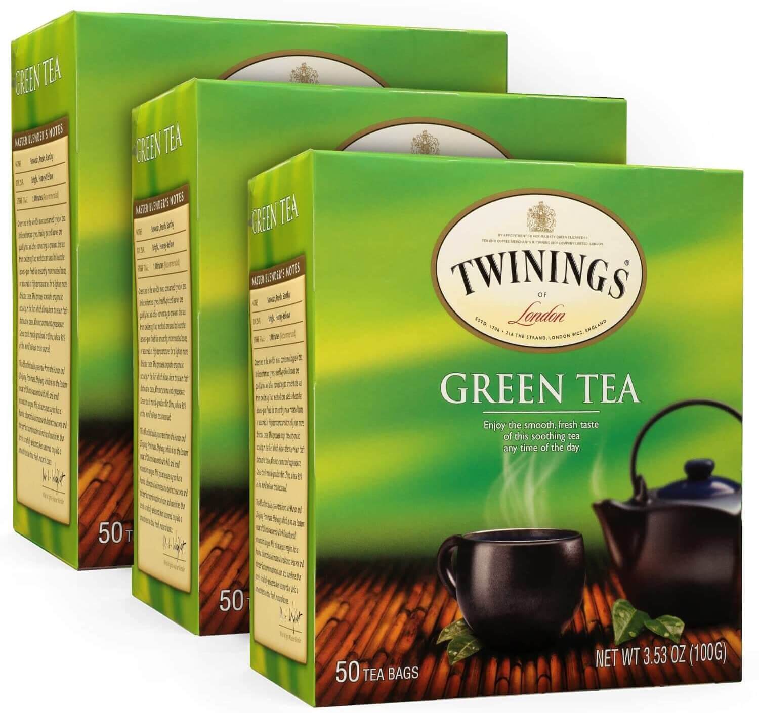 green box of tea