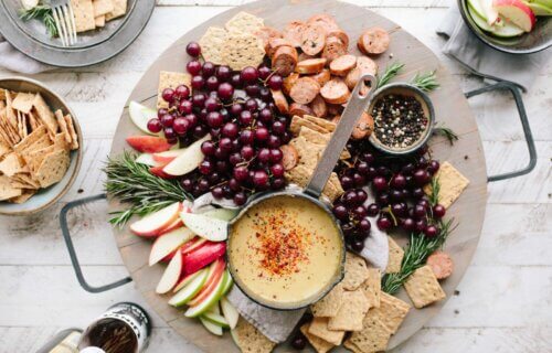 Mediterranean food platter