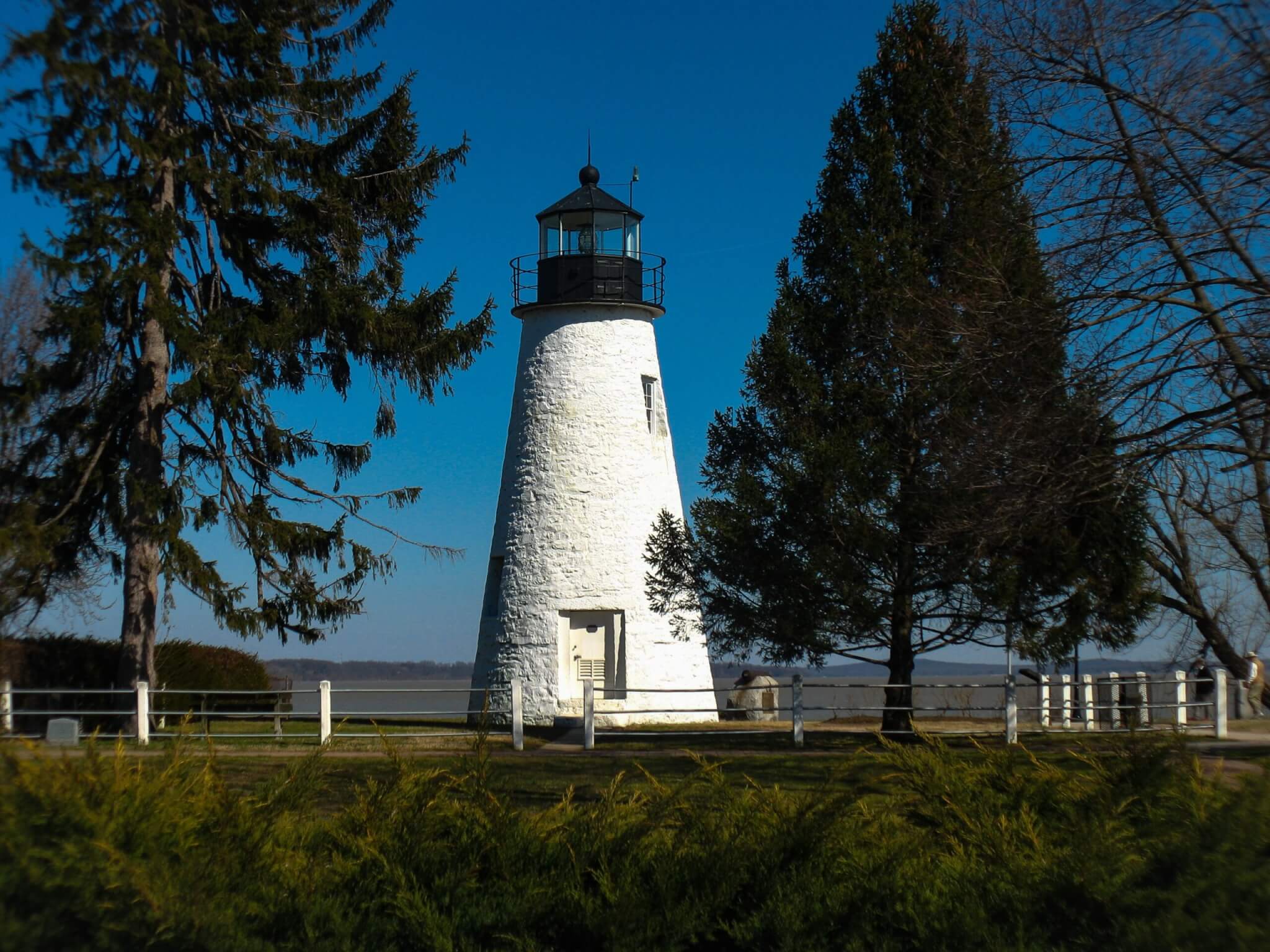 A lighthouse in Havre de Grace, Maryland