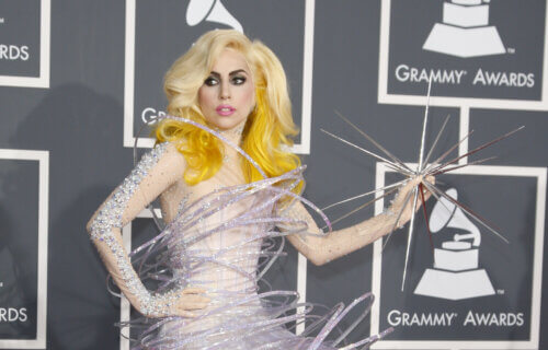 Lady Gaga at the Grammy's in 2010