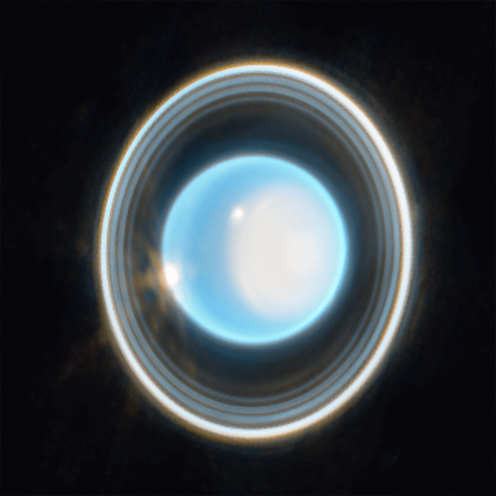 Uranus image taken by JWST