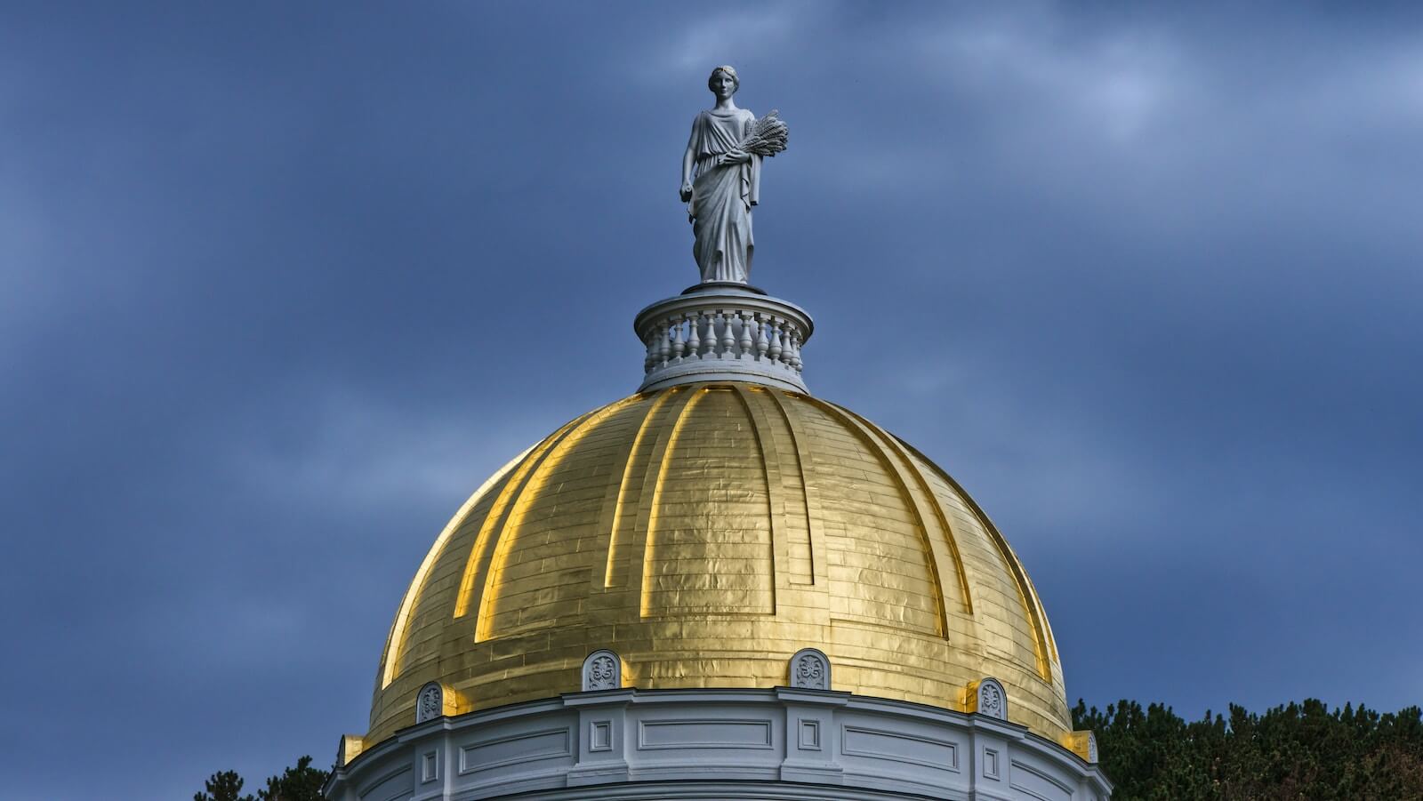 Vermont state capital building in Montpelier