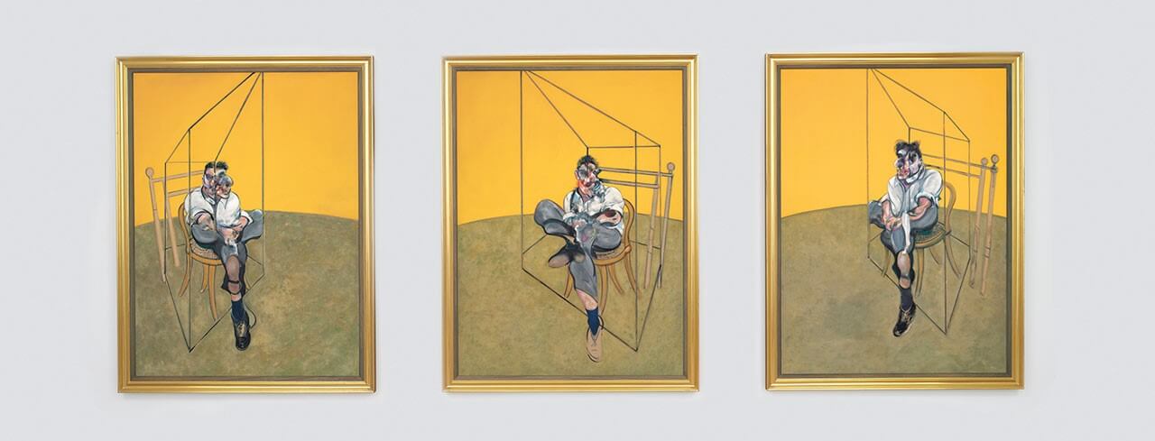 Francis Bacon's “Three Studies of Lucian Freud” (1969)"