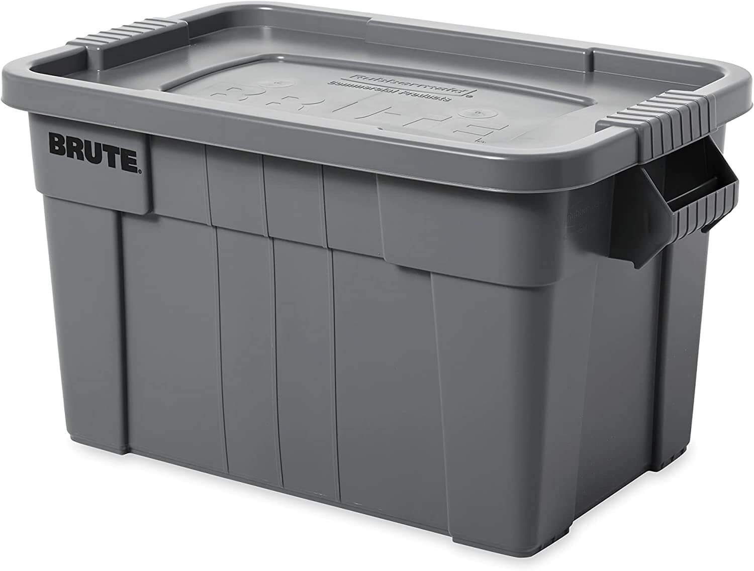 Rubbermaid Commercial Products BRUTE Tote Storage Bin With Lid