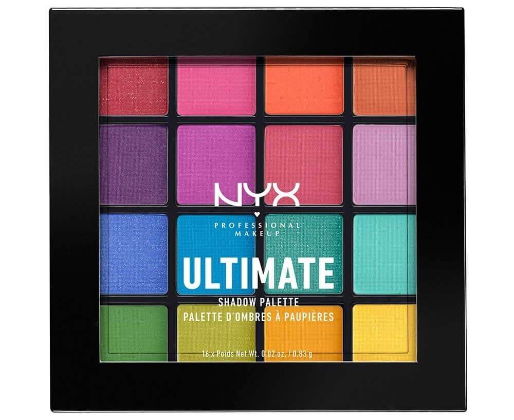 NYX’s Ultimate Shadow Palette in Brights