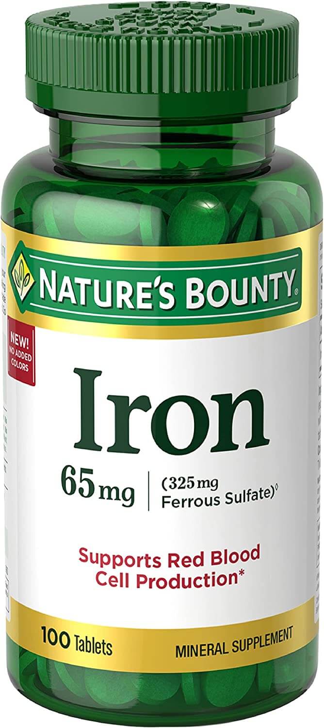 Nature's Bounty Iron Supplements