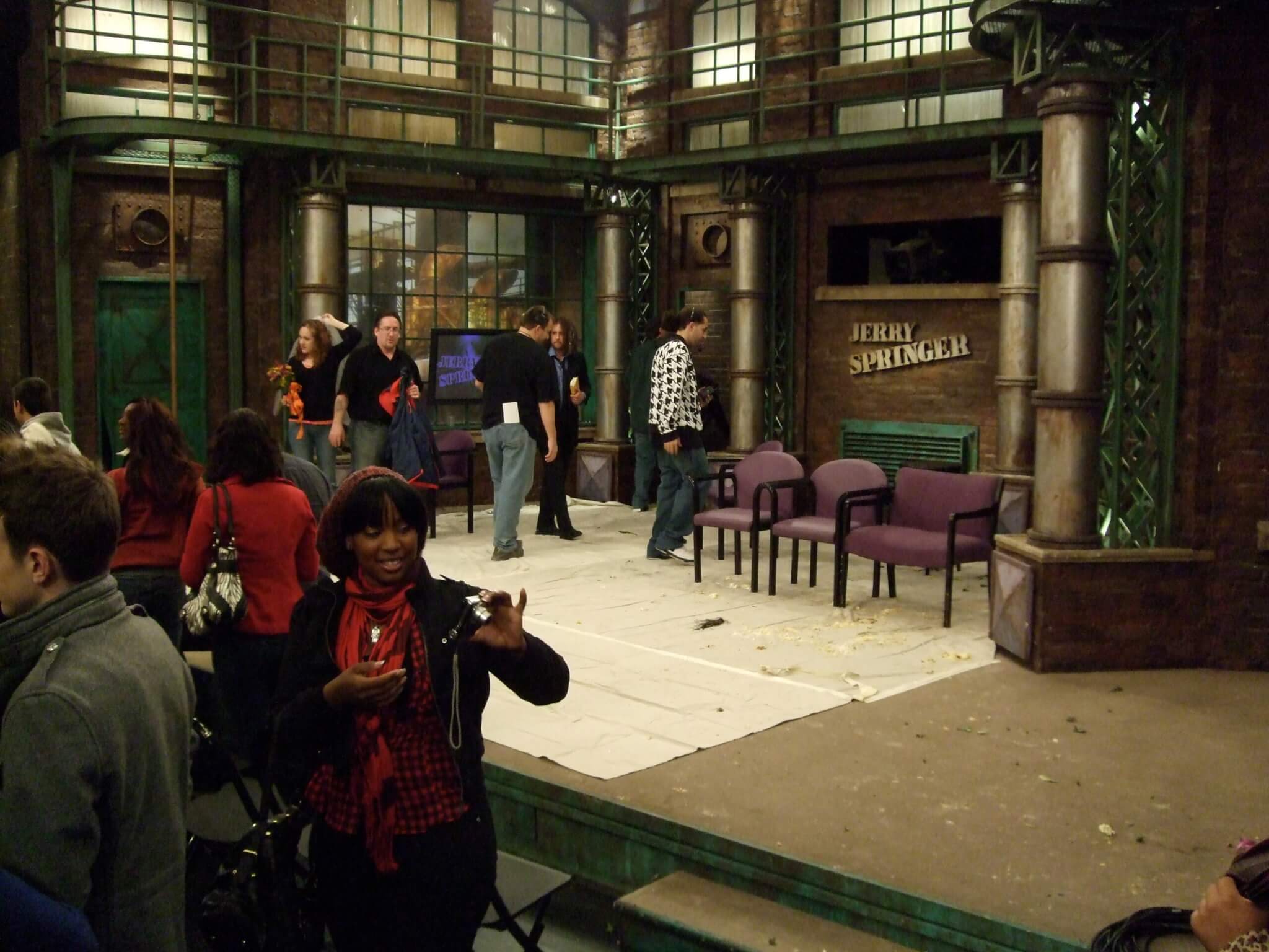 The Jerry Springer Show after a taping