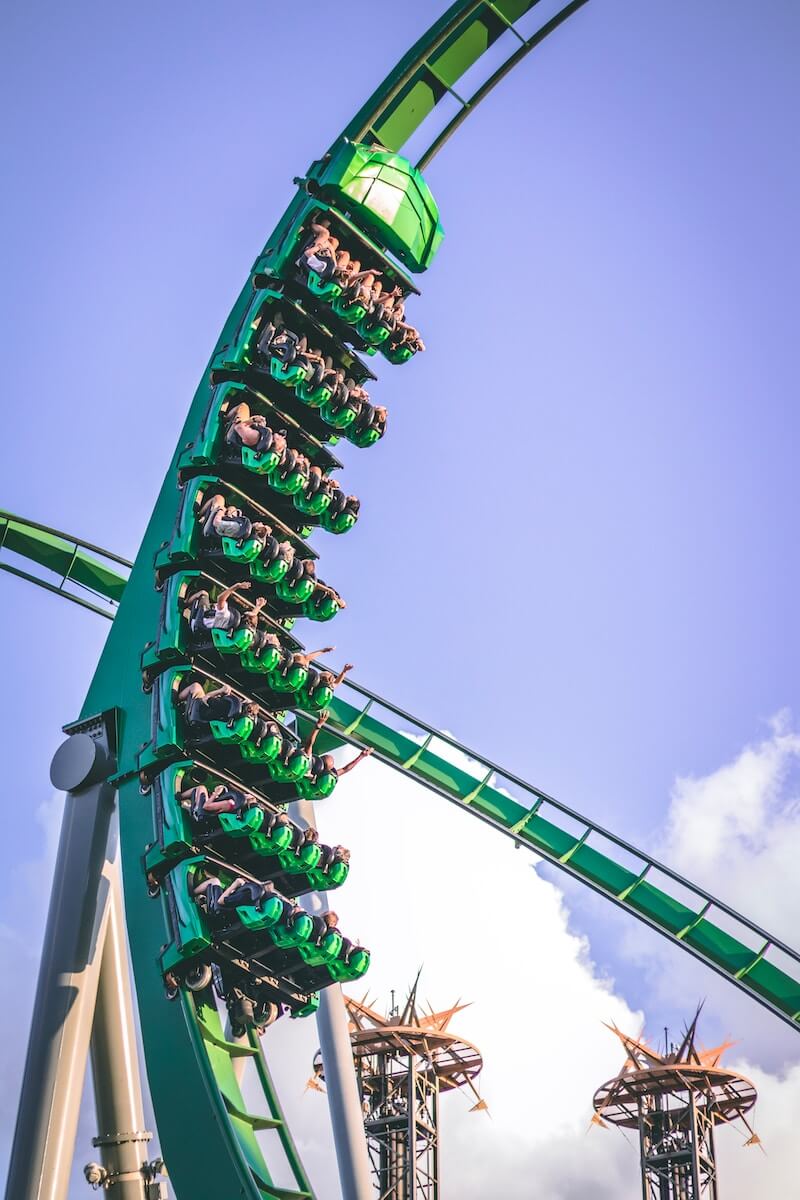 The Hulk Coaster at Universal
